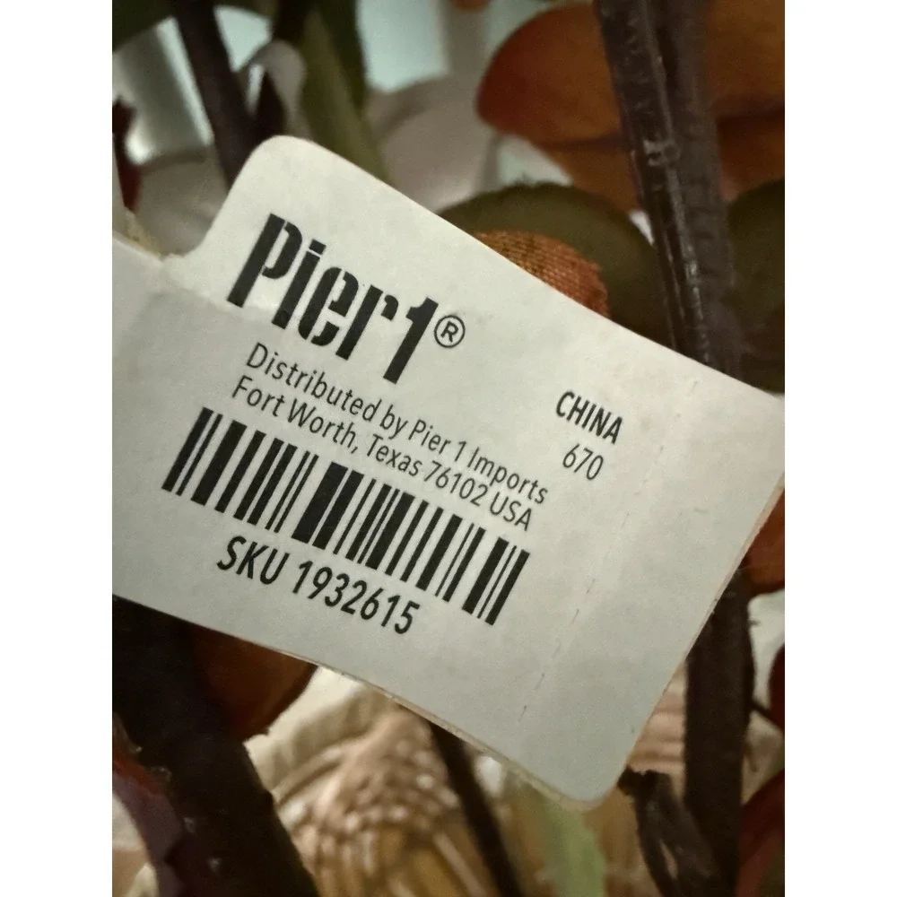 Pier One‎ Imports Faux Autumn Flower Sunflowers Leaves Big Lot